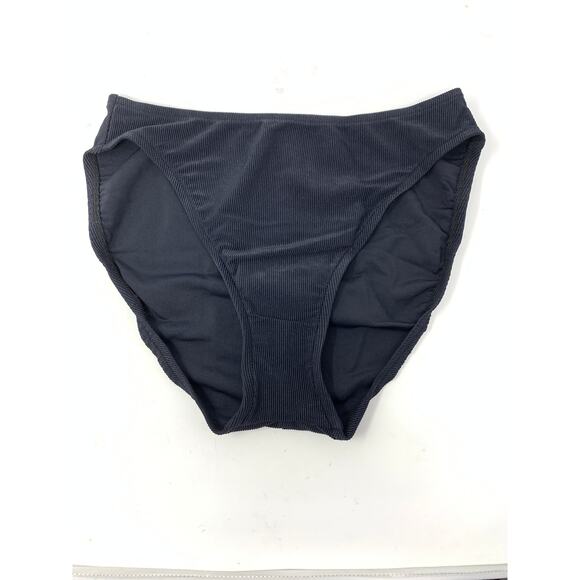 Victoria's Secret Other - VTG 00' Victoria's Secret Women's Size Medium Textured Swim Bikini Bottom Black